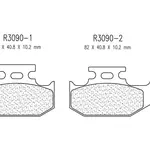Plaquettes de frein CL BRAKES 3090MSC métal fritté