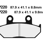 Plaquette de frein Nissin 2P220NS semi-metallique