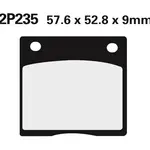 Plaquette de frein Nissin 2P235NS semi-metallique