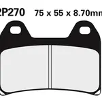 Plaquette de frein Nissin 2P270ST sinter