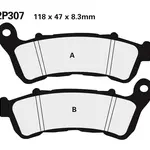 Plaquette de frein Nissin 2P307ST sinter