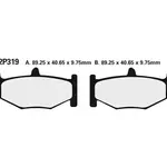 Plaquette de frein Nissin 2P319NS semi-metallique