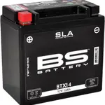 Batterie BS BTX14 sans entretien activée usine