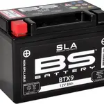 Batterie BS BTX9 sans entretien activée usine