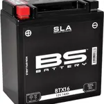 Batterie BS BTX16 sans entretien activée usine
