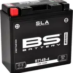 Batterie BS BT14B-4 sans entretien activée usine