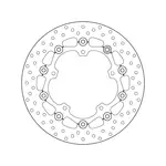 Disque de frein avant BREMBO rond semi-flottant type 78.B408.49 Yamaha YZF R3