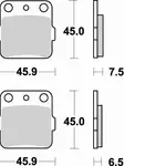 PLAQUETTES DE FREIN BRAKING 686CM44