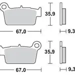 PLAQUETTES DE FREIN BRAKING 890CM44