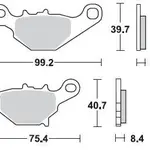 PLAQUETTES DE FREIN BRAKING 905CM44