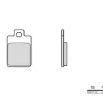 Plaquettes de frein BREMBO 07017CC carbone céramique avant