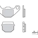 Plaquettes de frein BREMBO 07026CC carbone céramique avant