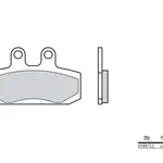 Plaquettes de frein BREMBO 07007CC carbone céramique avant