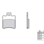 Plaquettes de frein BREMBO 07002CC carbone céramique avant