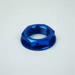 Ecrou de colonne de direction SCAR bleu Yamaha YZ125/250
