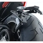 Support de plaque R&amp;G RACING noir Ducati X Diavel