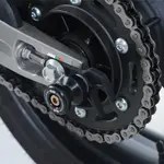 Pions de bras oscillant R&amp;G RACING rouge avec platine Honda CBR250RR