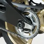 Protection de bras oscillant R&amp;G RACING noir Yamaha YZF-R6/R1M