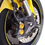 Protection de fourche R&amp;G RACING noir Yamaha YZF-R1/R6 / T-Max 530