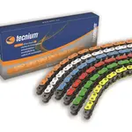 Chaine de transmission Tecnium 420 SV blanc 140 maillons