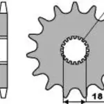 Pignon 14 dents PBR chaîne 428 SUZUKI GN125