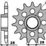 Pignon 15 dents PBR chaine 525 Aprilia 850 MANA