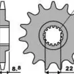 Pignon 14 dents PBR chaîne 520 KTM 125 EXC