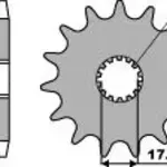 Pignon 13 dents PBR chaîne 520 Yamaha YZ125