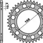 Couronne acier PBR 42 dents chaîne 525 BMW F800GS
