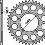 Couronne acier PBR 42 dents chaîne 530 Suzuki GSX-R 1000