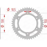 Couronne AFAM 42 dents acier pas 520 type 10501 Honda