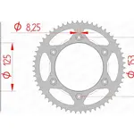Couronne AFAM 54 dents acier pas 428 type 10228