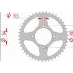 Couronne AFAM 39 dents acier pas 428 type 12200 Yamaha YBR125