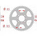 Couronne AFAM 48 dents acier pas 420 type 14100