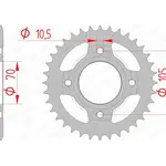 Couronne AFAM 38 dents acier pas 530 type 10401 Honda