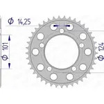 Couronne AFAM 41 dents alu pas 525 type 72801 KTM
