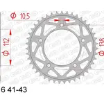 Couronne AFAM 41 dents acier pas 525 type 12816 Yamaha YZF-R1