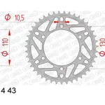 Couronne AFAM 43 dents acier pas 520 type 12814