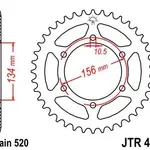 Couronne JT SPROCKETS 40 dents acier pas 520 type 472