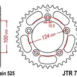 Couronne JT SPROCKETS 39 dents acier pas 525 type 744