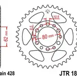 Couronne JT SPROCKETS 50 dents acier pas 428 type 1842