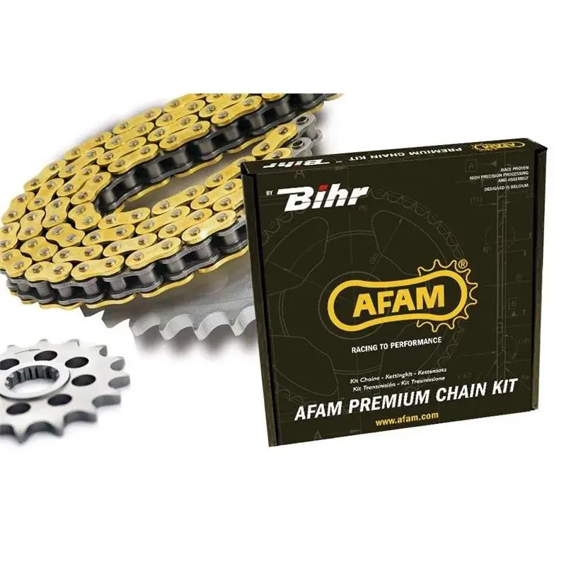 Kit chaine AFAM 525 type XHR3 (couronne ultra-light anodisé dur) MV AGUSTA F4 1078 RR 312