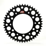 Couronne RENTHAL Ultralight™ 48 dents alu anti-boue pas 520 type 154U anodisé noir Honda