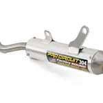 Silencieux 2 temps PRO CIRCUIT 304 alu brossé Kawasaki KX500