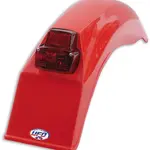 Garde-boue arrière + feu UFO Enduro rouge