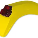 Garde-boue arrière + feu UFO Enduro jaune