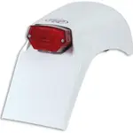 Garde-boue arrière + feu UFO Fantic blanc