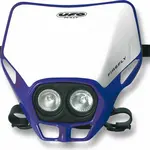 PLAQUE PHARE FIREFLY TWINS 12V 35W BLEU REFLEX