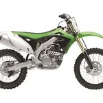 Ouïes de radiateur Polisport couleur origine vert/noir Kawasaki KX450F