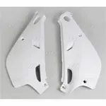 Plaques latérales UFO blanc Yamaha YZ80LC/LW